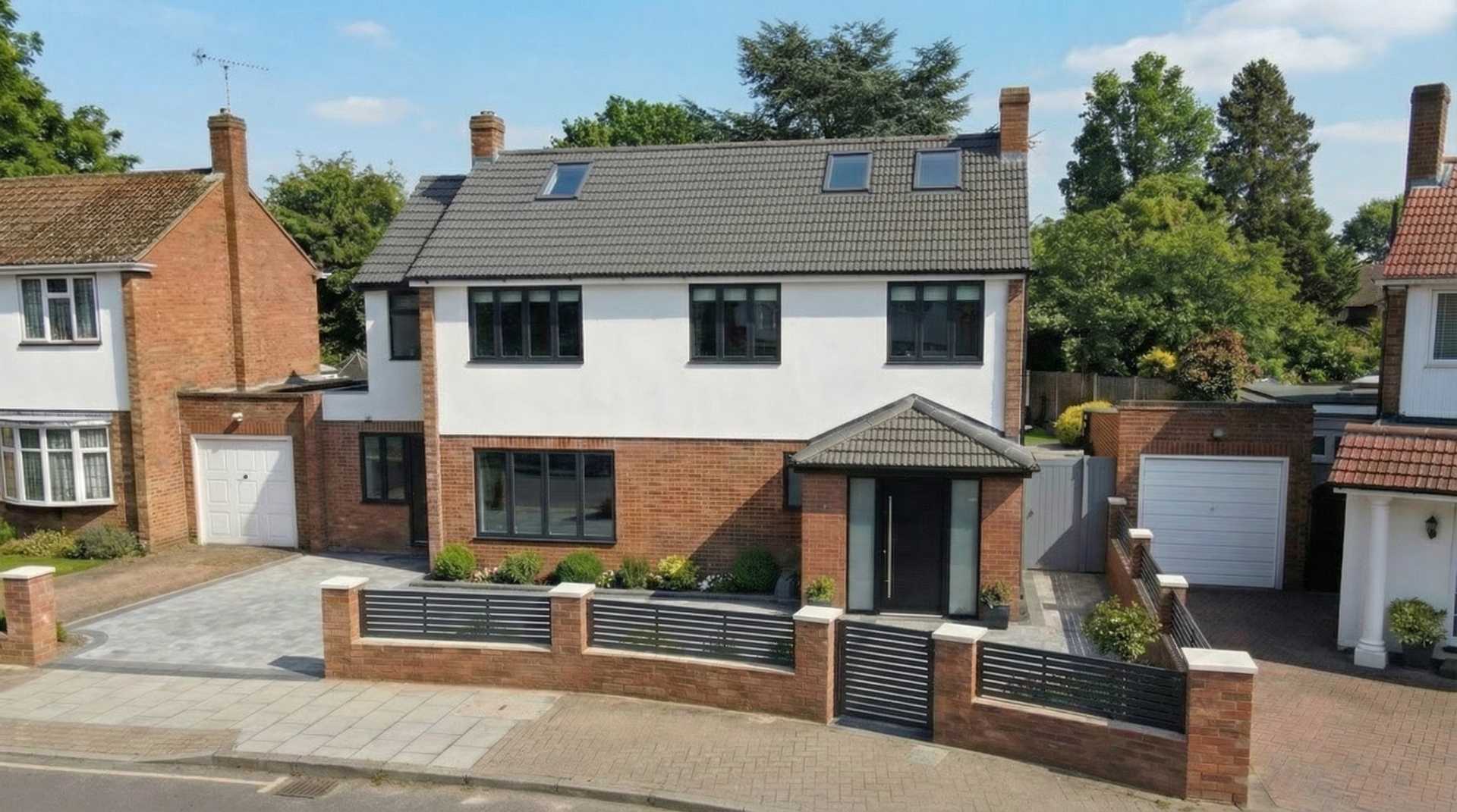 The Isleworth home after the Trovix side and double-storey extension and loft conversion