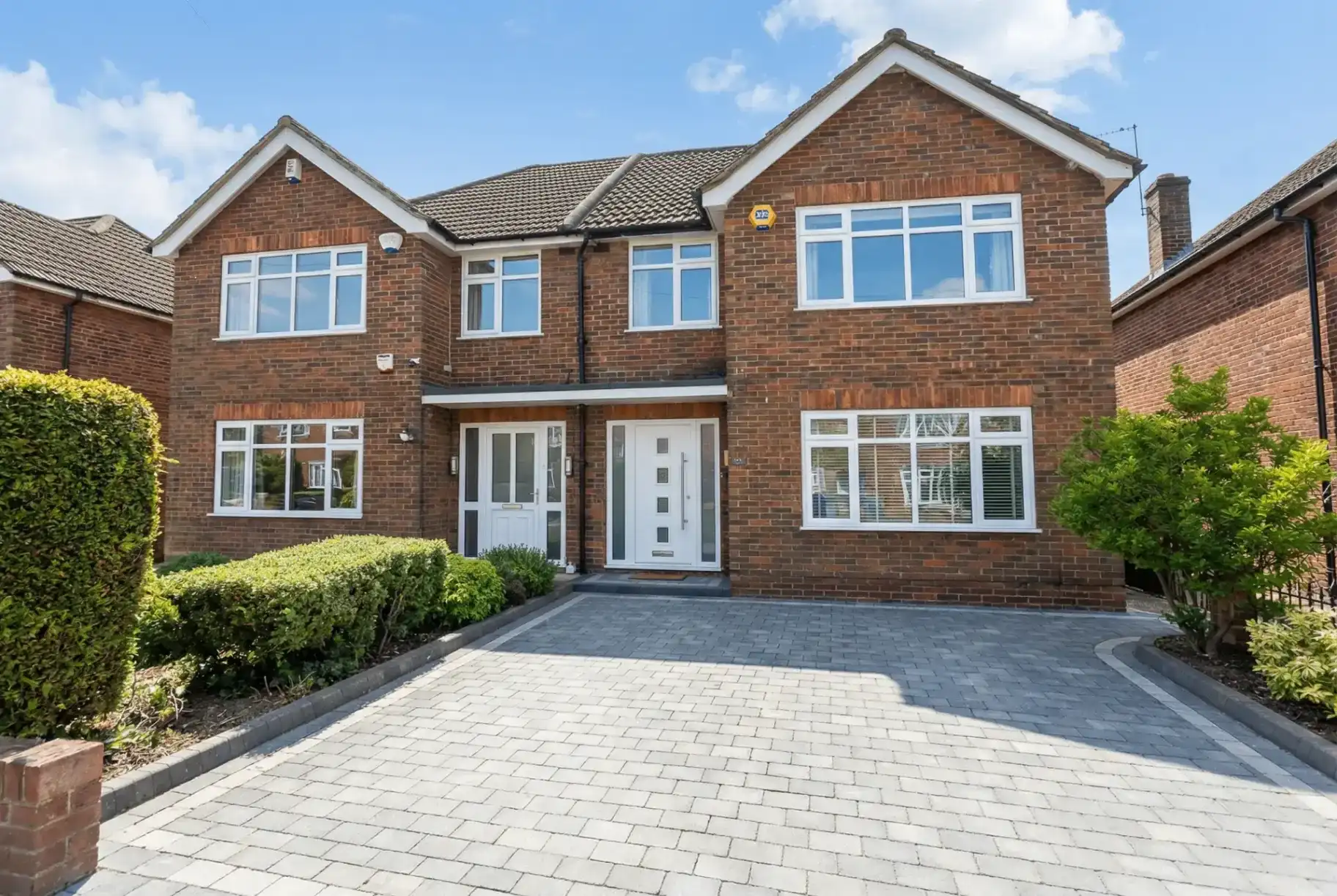 Front exterior of house after full renovation in Uxbridge, West London